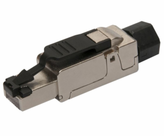 Konektor RJ45 CAT6A STP 90° samořez.prům.