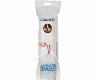 Brabantia PerfectFit Bin Liner Type L 40-45 L, 10 Bags