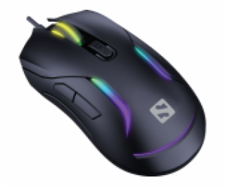 Sandberg LightFlow 6D Gamer Mouse, herní myš, 3600dpi, LE...