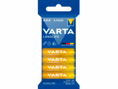 1x8 Varta Longlife AAA LR 3 balene vo folii