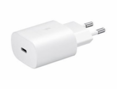 Samsung rychlonabíječka EP-TA800, USB-C, bez kabelu, 25W, bílá - bulk