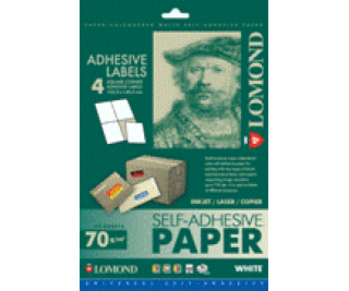 LOMOND Samolepiace etikety 4/105x148,5 A4, 50 hárk