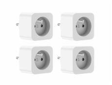 WOOX R6128-4PACK, Smart Plug 16A WiFi, FR (French)