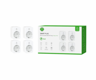 WOOX R6118-4PACK, Smart Plug 16A WiFi, Schuko