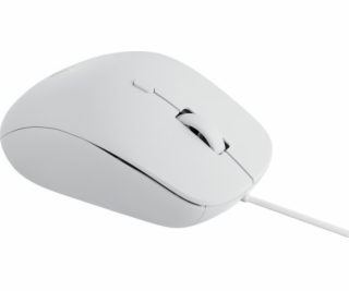 Rapoo N500 white wired optical silent Mouse