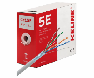 KELINE Kábel FTP (F/UTP) 4x2xAWG24 Cat 5E 305m