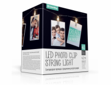 COLORWAY LED fotokolíčky / 40 LED / délka 4,2 m / teplá bílá/ napájení 3x AA