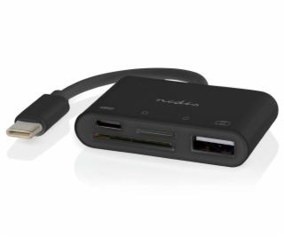 NEDIS USB hub/ 1x USB-C/ 1x USB-A/ 1x USB-C/ 4 porty port...