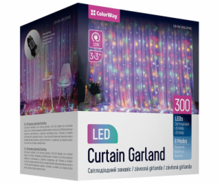 COLORWAY LED girlanda/ vnitřní / 300 LED / délka 3 x 3m /...