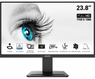 MSI Pro MP2412 computer monitor 60.5 cm (23.8 ) 1920 x 10...