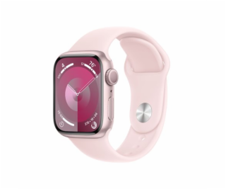 Apple Watch Series 9 41mm Růžový hliník se světle růžovým...