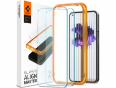 Temperované sklo spigen glas.tr Slim AlignMaster Noth Telefon 1 Clear [2 Pack]