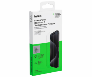 Belkin Screenforce UltraGlass2 antibact. iPhone 15 Pro OV...