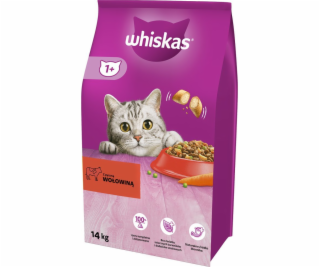 Whiskas Adult s hovädzím mäsom 14 kg