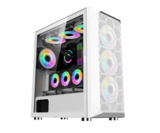 1stCOOL MiddleTower Wind Storm White, E-ATX, USB3.0 + set...