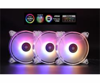 1stCOOL KIT AURA EVO CRYSTAL ARGB 3x CRYSTAL White 12cm v...