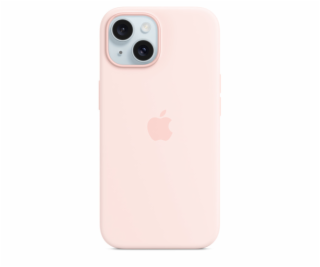 iPhone 15 Silicone Case with MS - Light Pink