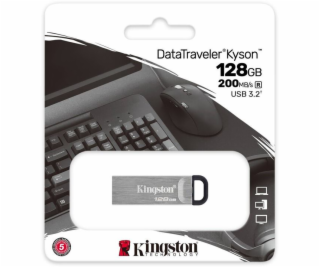 KINGSTON DataTraveler Kyson USB 3.2, 128GB, USB Kľúč (DTK...