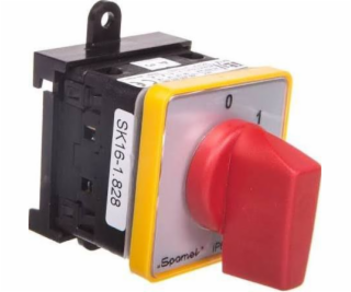 Spamel Cam switch 0-1 2P 16A zapuštěný (SK16-1.828BS24)