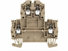 Weidmuller 2patrová 4vodičová svorkovnice 2,5 mm2 béžová (1041600000)
