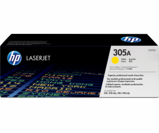 HP toner CE412A č. 305A (žlutý)