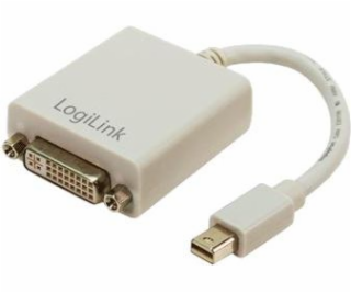 LogiLink DisplayPort Mini AV adaptér – DVI-I bílý (CV0037)