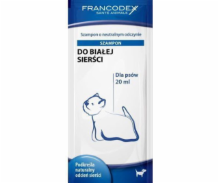 FRANCODEX Šampon pro psy na bílou srst, 20 ml sáček