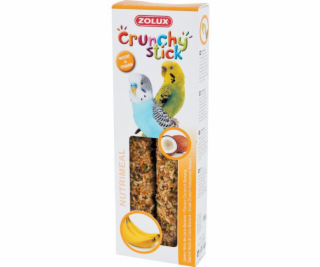 Zolux Crunchy Stick malý papoušek kokos/banán 85g