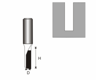 Dedra drážkovací fréza s 1 břitovou destičkou T6 11mm (DE...