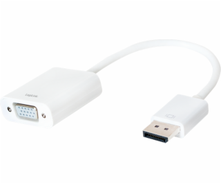 LogiLink DisplayPort - D-Sub (VGA) AV adaptér bílý (CV0059B)