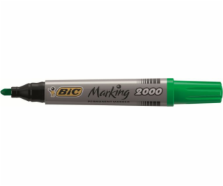 Bic permanentní popisovač 2000, kulatý hrot, zelený