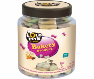 Lolo Pets Classic Cookies - Bones mix ve sklenicích S - 210g