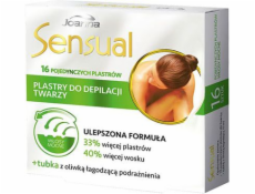 Joanna Sensual Facial depilační proužky - silné chloupky 16 ks.