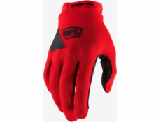 100% rukavice 100% RIDECAMP Youth Glove červená vel. L (délka ruky 159-171 mm) (NOVINKA)