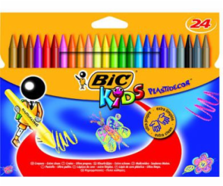 Bic BIC KIDS PLASTIDECOR CRAYONS BOX 24 KS - 829772