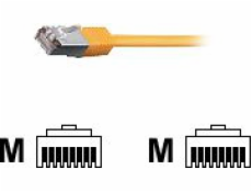 Vybavit Patchcord Cat6, S/FTP, HF, 250 MHz, 2 m, žlutý (605571)