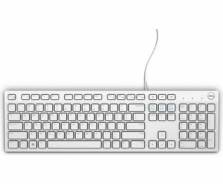 Klávesnice Dell KB216 Quietkey drátová bílá US (580-ADEG)