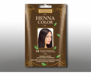 Venita Herbal barvicí kondicionér Henna Color 30g 19 Čern...