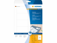 Herma Labels InkPrint 8840, A4, 83,8 x 50,8 mm, matný bílý papír, 250 ks, zaoblené rohy (8840)