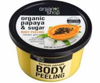 Organic Shop Juicy Papaya tělový peeling 250 ml