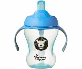 Tommee Tippee STŘÍBRNÝ HRNEK SE SLÁMNÍKEM 230ML (TT0311)