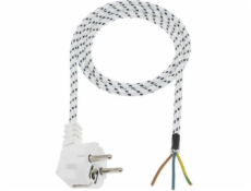 Elgotech Propojovací kabel se zástrčkou/napájecí PP-1 /na železo/bavlna 1,8m (PGZ)