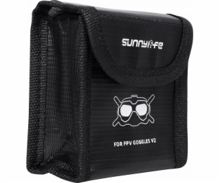 SunnyLife přenosné pouzdro 2x baterie z Goggle V2 do DJI Fpv