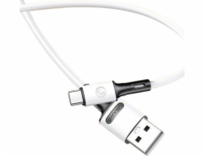 Usams USAMS USB kabel U52 USB-C 2A Fast Charge kabel 1m bílý/bílý SJ436USB01 (US-SJ436)