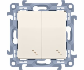 Kontakt-Simon Schodová spojka Simon 10 double 10AX krémov...