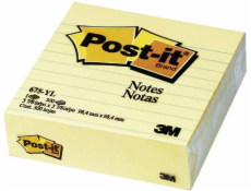 Post-it Pad 675-YL 100x100mm s podšívkou, žlutá (3M0257)