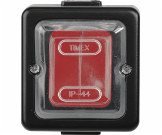 TIMEX-Elektro LOFT jednoduchý spínač IP44 černý, červený ...