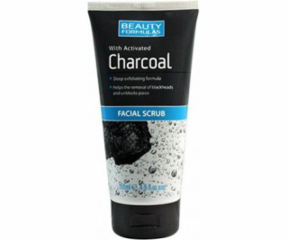 Beauty Formulas Charcoal Hloubkově čistící pleťový peelin...