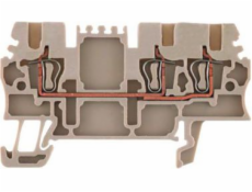 Weidmuller 3vodičová svorkovnice 1,5 mm2 béžová (1775530000)