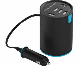 5portová USB nabíječka Realpower